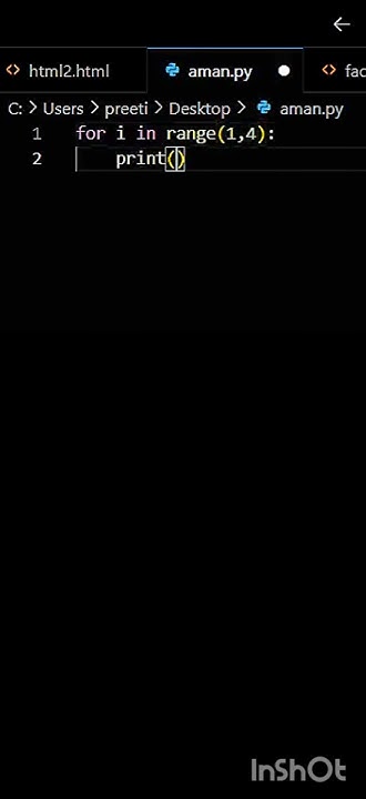 Make star pattern in phython #coding #python - YouTube