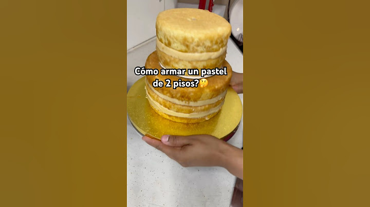 Cómo armar tus pasteles de dos pisos?🤔👇                                   #cake #bakery #pastel