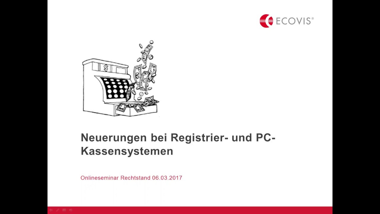 Update Ordnungsgemäße Kassenführung - 06.03.2017