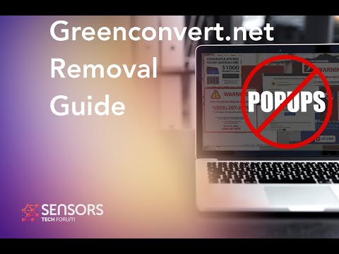Greenconvert.net Ads Virus Removal Guide Uninstall