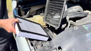 How to change the engine air filter on a 1998 to 2006 Chevrolet Silverado pickup truck ￼