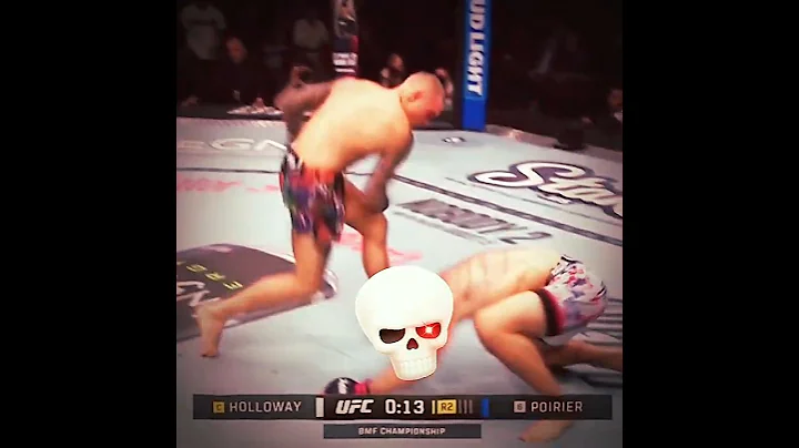 ufc318 Dustin poirier vs Max Holloway Edit #1million #ufc #edit #mma #vs #punch #best #fight