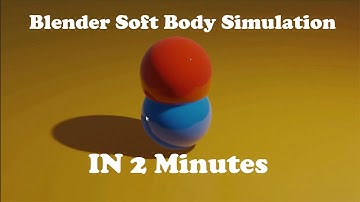Blender Soft Body Simulation in 2 Minutes||Blender Fuzz