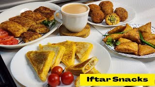 Snacks Vlog / Iftar നു 4 Variety Snacks / Ramadan Recipe / Iftar Recipes / Bread Shawarma samosa