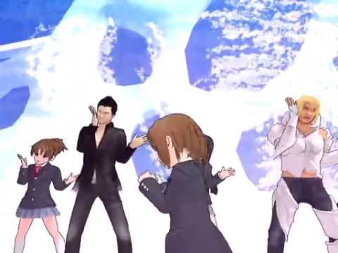 【ＭＭＤ】けいおん部が大天使と書記官と一緒にアレを踊ったようだ