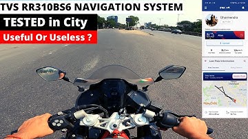 DETAILED REVIEW on NAVIGATION SYSTEM || TVS RR310 BS6 Smart Xconnect || How To connect with TVS APP