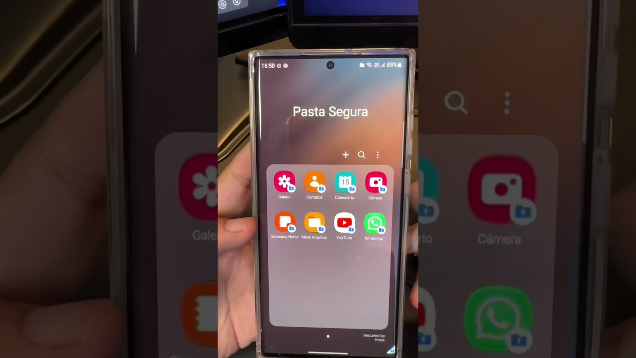 Pasta secreta ! #celular #android #dicas #samsung