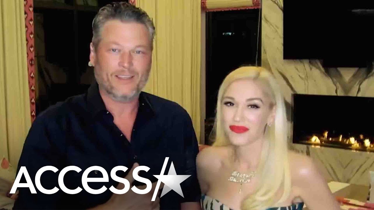 Blake Shelton & Gwen Stefani Hug To Celebrate CMT Award Win