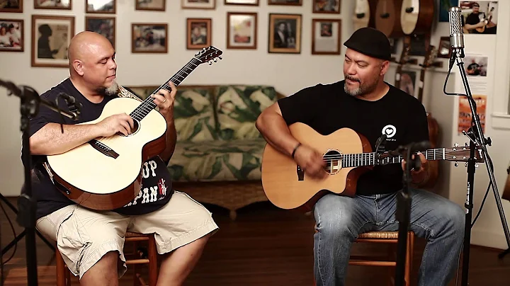 Brothers Rize "Black Magic Woman" Acoustic Guitar Jam at Pono