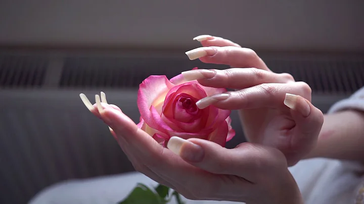 Aesthetic of rose and Alissa's long nails (video 16)