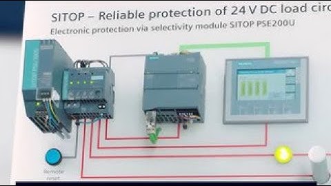 SITOP PSE200U - The importance of securing 24 V