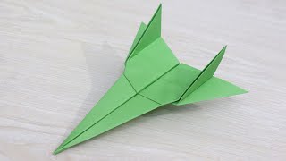 Worlds BEST Jet Fighter Paper Airplane Made from A4 Paper
