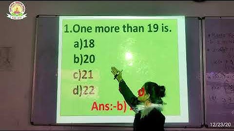 DAV SCHOOL TUTORIALS CLASS 1 MATHS REVISION BY NISHI MISS