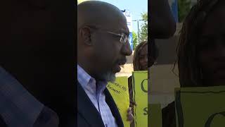 Warnock CDC Protest