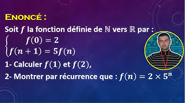 Démonstration par récurrence Exercice d