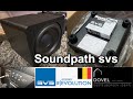 Svs sb3000 met svs soundpath isolation system bij dovel tv destelbergen belgium uw thuisbioscoop