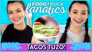 TACO CHALLENGE | Food Truck Fanatics w/ the Merrell Twins