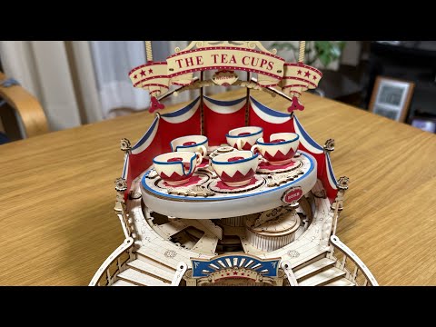 3Dウッドパズル「ティーカップ」 ＃３１