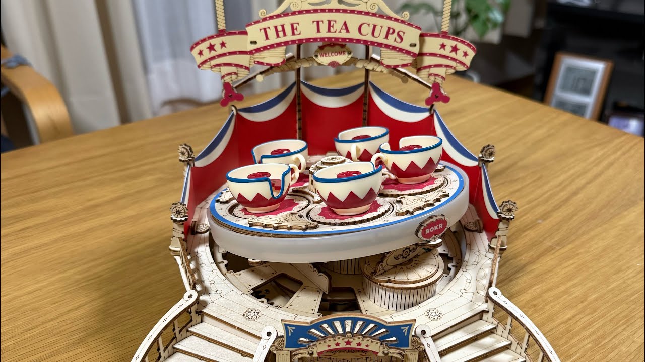 3Dウッドパズル「ティーカップ」 ＃３１