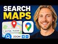 How to Scrape Google Maps by Coordinates and Zoom? (RapidAPI + PullAPI)