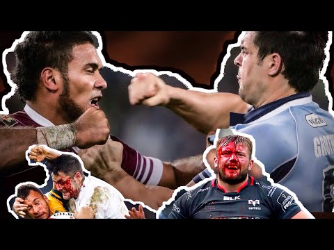 Rugby Fights And Brutal Punch UPS !!! |REACTION !!!