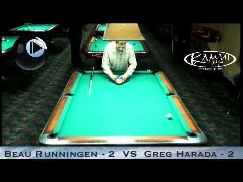 Image of video the 9-Ball / Beau Runningen VS Greg Harada / Hard Times / Nov 2012 15