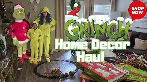 GRINCHMAS GALORE|The Ultimate Grinch Christmas Decor Haul| DECORATE WITH ME