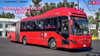 Metrobús CDMX | Rutas Alternas en Linea 6