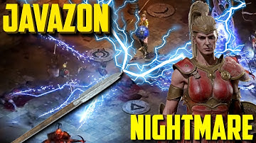 [Nightmare] Lightning Javazon Guided Playthrough | Diablo 2 Resurrected