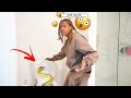 EPIC SNAKE SCARE PRANK ON WIFE | Traumatized for life..