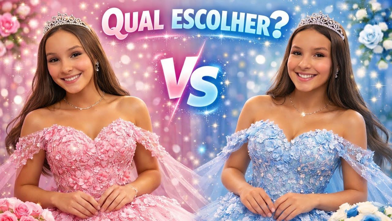 ESCOLHENDO NOSSO VESTIDO DE 15 ANOS
