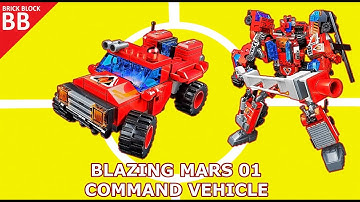 Speed Build : Blazing Mars 01 ⚡️ Qman 1416 Enlighten 6in1 Trans Collector Lego Transformers combiner