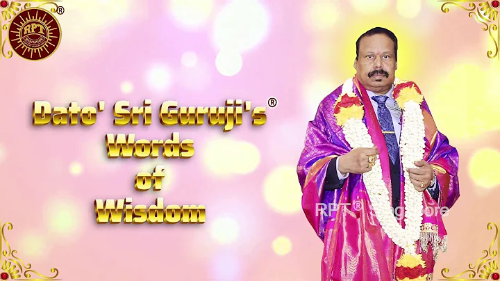 RPT ®️ Dato’ Sri Guruji's ®️ Words of Wisdom 1st December 2025