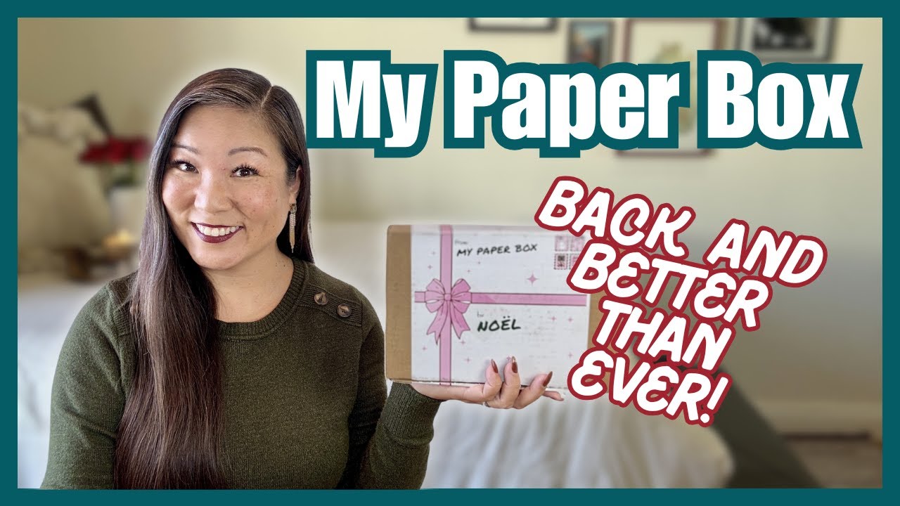 Ваше ежемесячное персонализированное бумажное приключение возвращается! My Paper Box | Декабрь 2025
