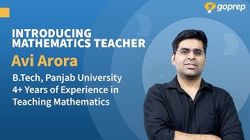 Introducing Mathematics Teacher | Class 8 | Goprep