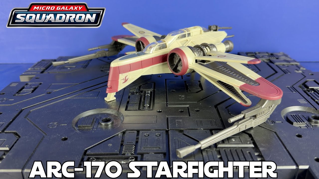 Star Wars Micro Galaxy Squadron ARC-170 Starfighter Review - YouTube