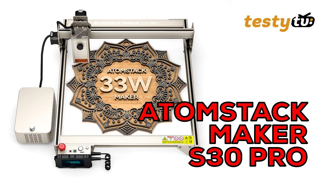 Atomstack Maker S30 PRO Engraver33W Power, 400x400mm Engraving