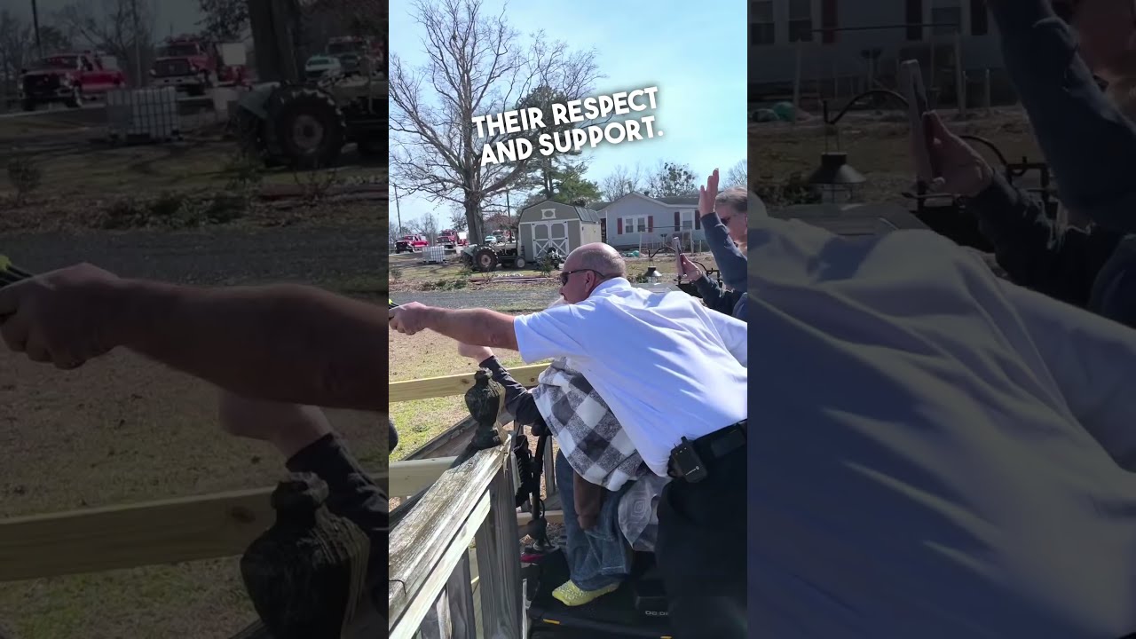 Firefighter Honored With Surprise Parade Of Support 