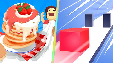 Pancake Run Vs Jelly Shift in All Levels Game Mobile Update New Trailer iOS,Android Gameplay IS9O3W0