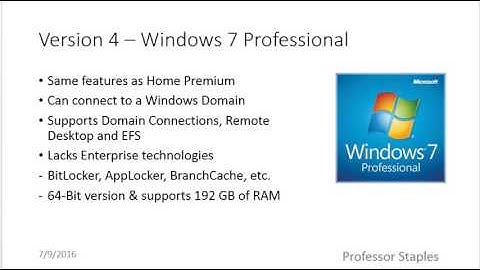 Microsoft Certification (70-680) - Video #1 - Windows 7 Versions