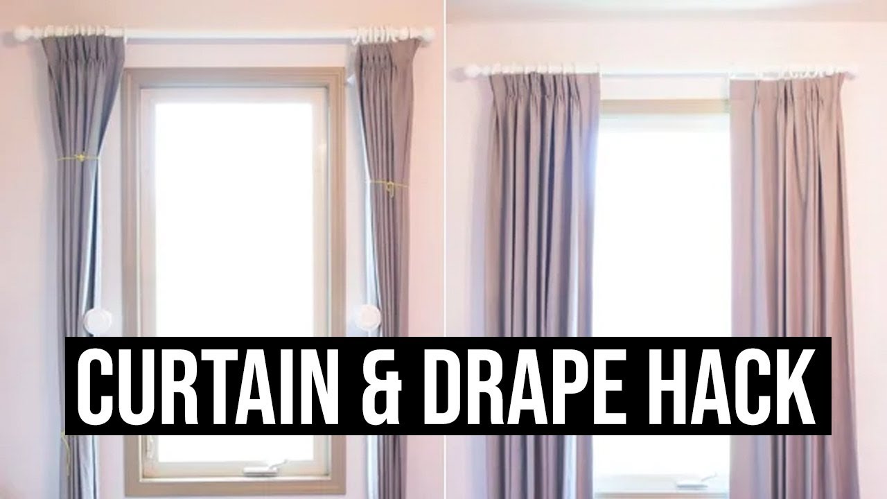 Curtain hack that allows your rings to glide smoothly and quietly! On ,  Home Hacks