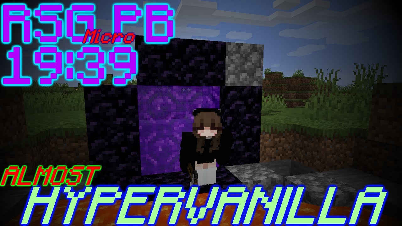Minecraft Speedrun Random Seed Any% Glitchless 1.16+ micro PB [19:39 ...