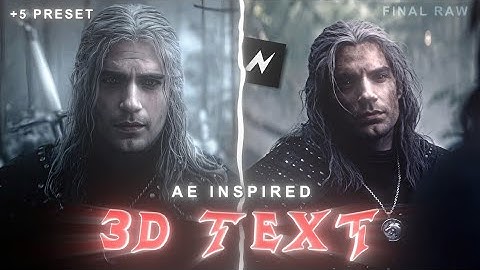 Best 3d Text Pack for Node Video | Preset + Tutorial #aelike #3dtext #nodevideoedits 