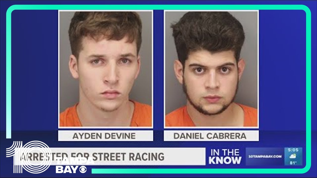 Grandy Bridge Racing 20-year-old and 19-year-old accused of racing over Gandy Bridge - YouTube
