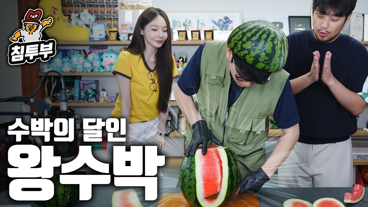 어렵게 모셔 온 수박 전문가 (강민경 특별출연)