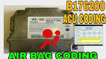 AIRBAG CODING,B176200 ACU CODING ,ECU COODING. SRS CODING
