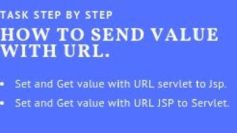 Java web development || How to send value with URL Servlet to Jsp using Query String