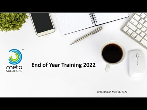 End of Year Training 2022