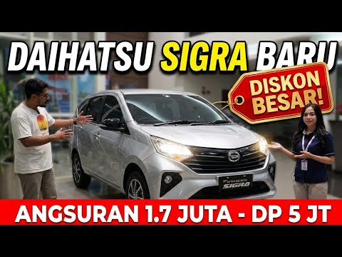 Daihatsu Turun Harga ‼️ 1.7 Cicilan Daihatsu Sigra Baru DP 5 Jutaan Mobil Murah 2026