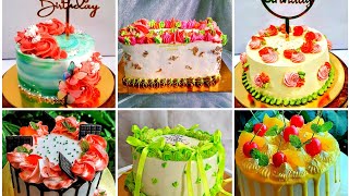  no Fancy Tools Make Trending Floral Cake Just With One Nozzle Easy Floral Cake Decoration 